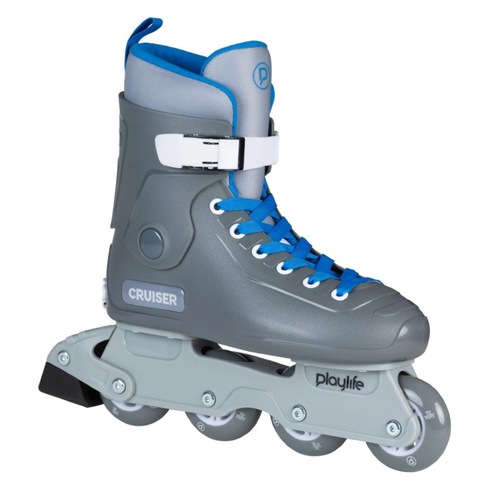 Detské kolieskové korčule Playlife Cruiser Grey ADJ.