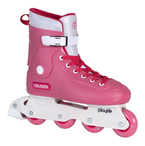 Detské kolieskové korčule Playlife Cruiser Pink ADJ.