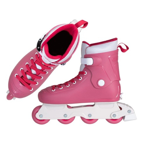 Detské kolieskové korčule Playlife Cruiser Pink ADJ.