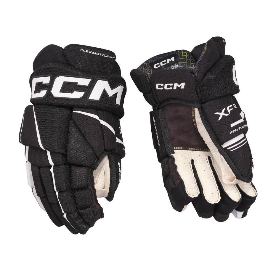 CCM Hokejové rukavice CCM Tacks XF 80 SR, Senior, 14", černá-bílá