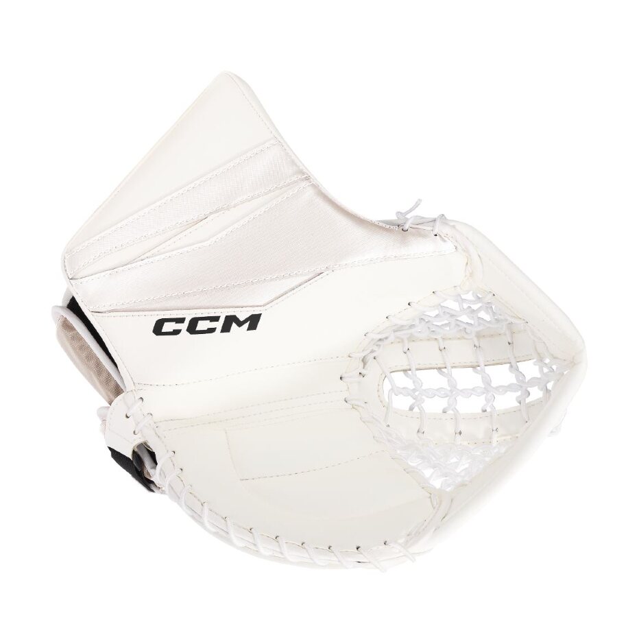 CCM Lapačka CCM Axis XF SR, Senior, bílá, Klasický gard