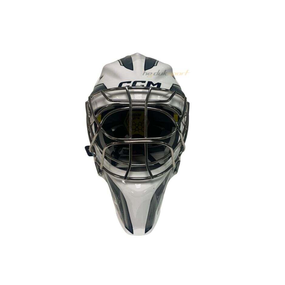 CCM Brankářská maska CCM Axis F5 JR, Junior, 52-57cm, bílá-černá