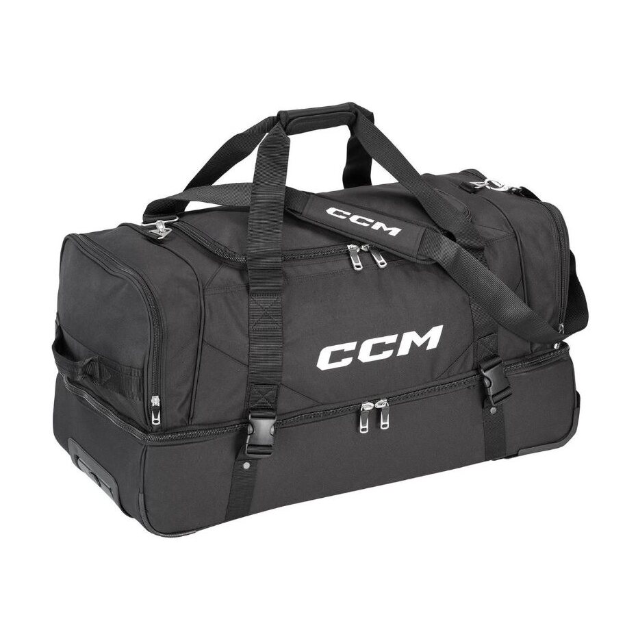 CCM Taška pro rozhodčí CCM Official's Wheeled Bag, 30", černá