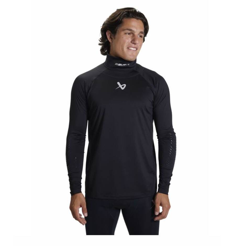 Bauer Triko s dlouhým rukávem Bauer LS Neckprotect Top S22 SR, Senior, L