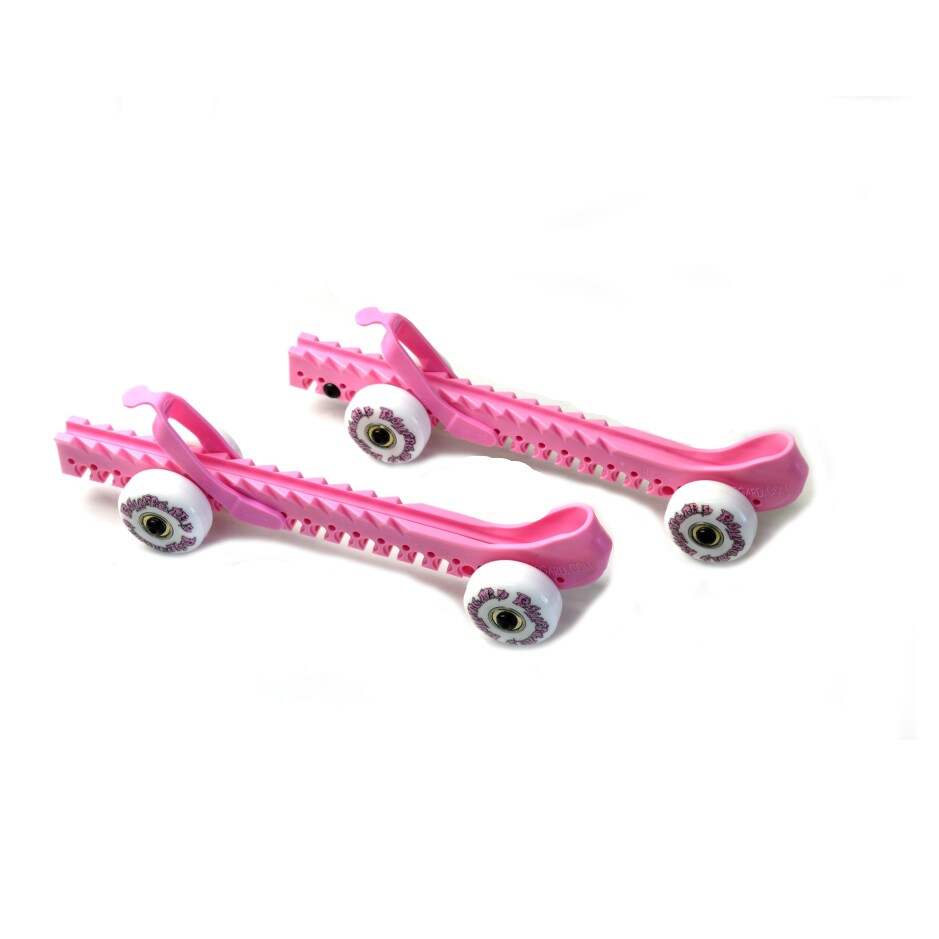 Rollergard Chránič hokejových nožů Rollergard s kolečky, Senior, růžová