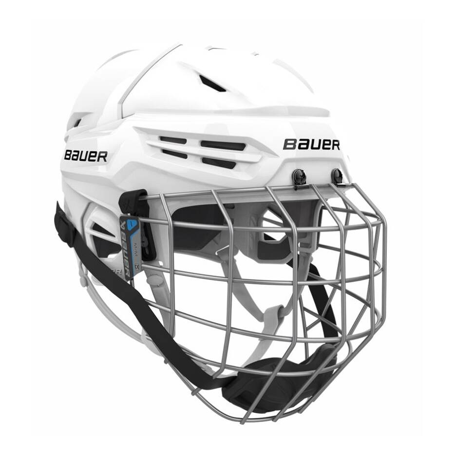 Bauer Hokejová helma Bauer Re-Akt 55 Combo SR, Senior, M, bílá, 56-60cm