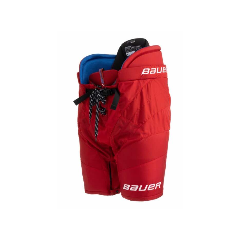 Bauer Hokejové kalhoty Bauer Pro S24 INT, Intermediate, červená, M