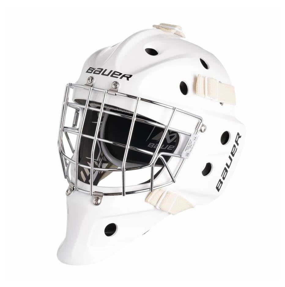 Bauer Brankářská maska Bauer 930 S24 YTH, Dětská, bílá, 49-53cm