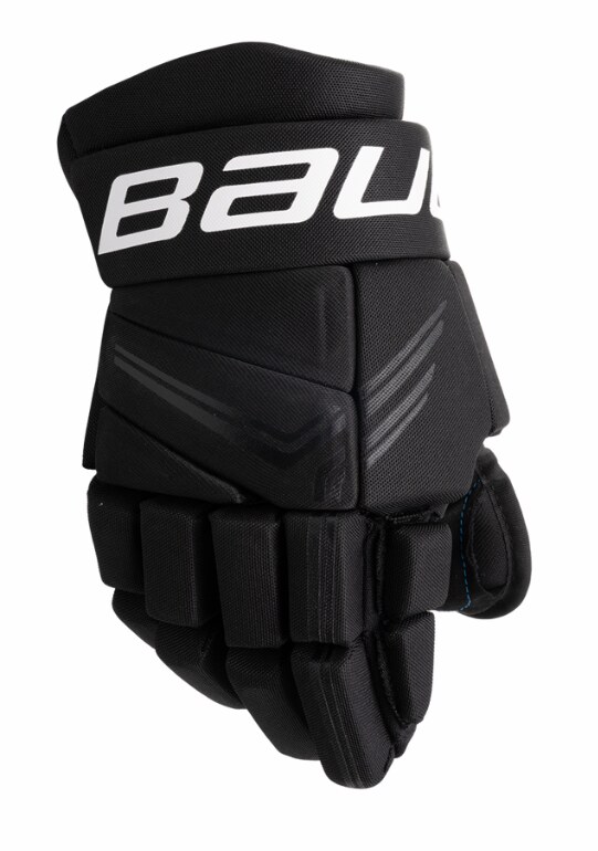 Bauer Hokejové rukavice Bauer X S24 YTH, Dětská, černá, 8"