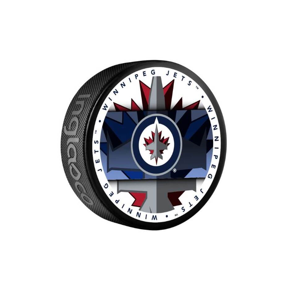 InGlasCo Fanouškovský puk NHL Medallion Blister (1ks), Winnipeg Jets