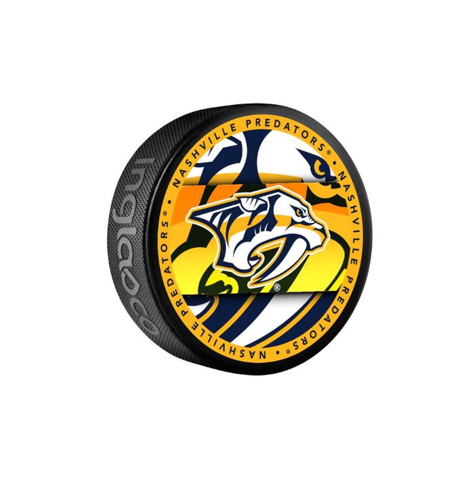 InGlasCo Fanouškovský puk NHL Medallion Blister (1ks), Nashville Predators