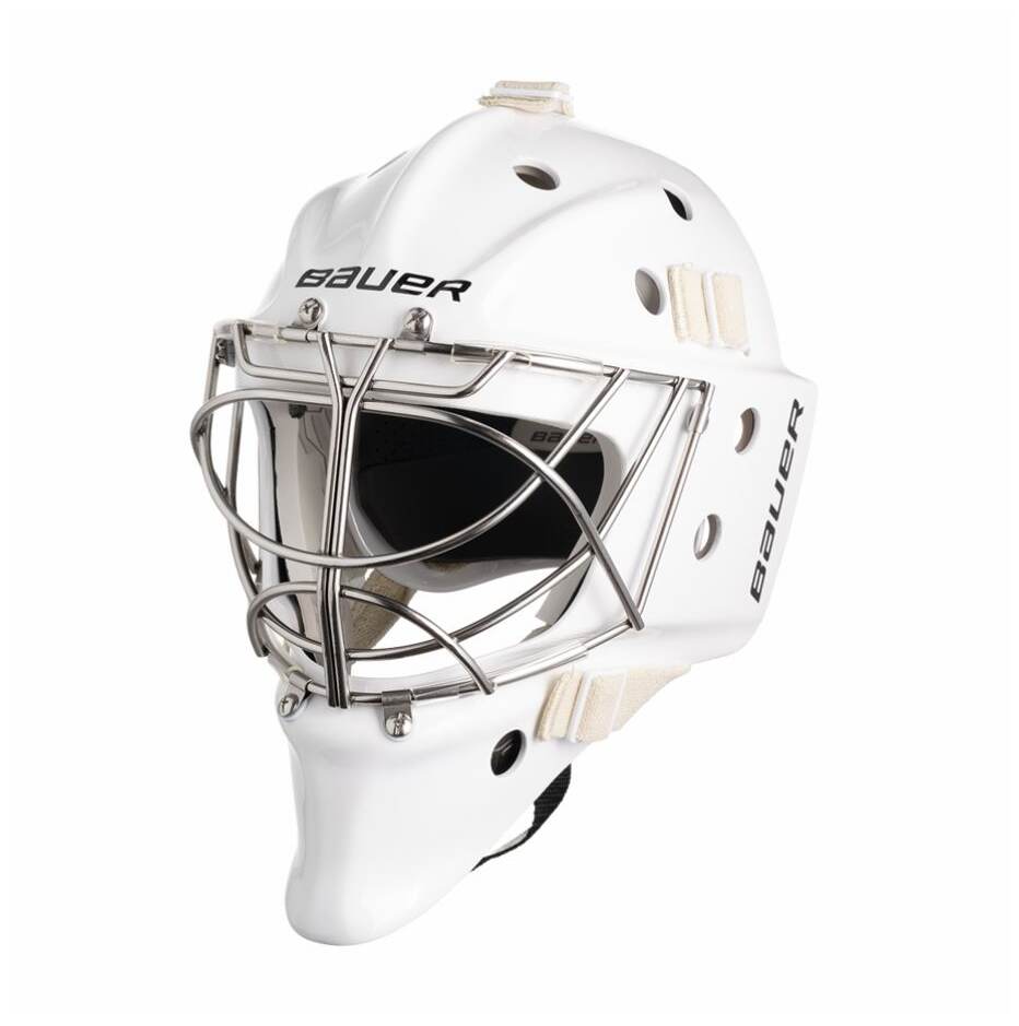 Bauer Brankářská maska Bauer 960 S24 Cat Eye SR, Senior, M, bílá, 55-58cm