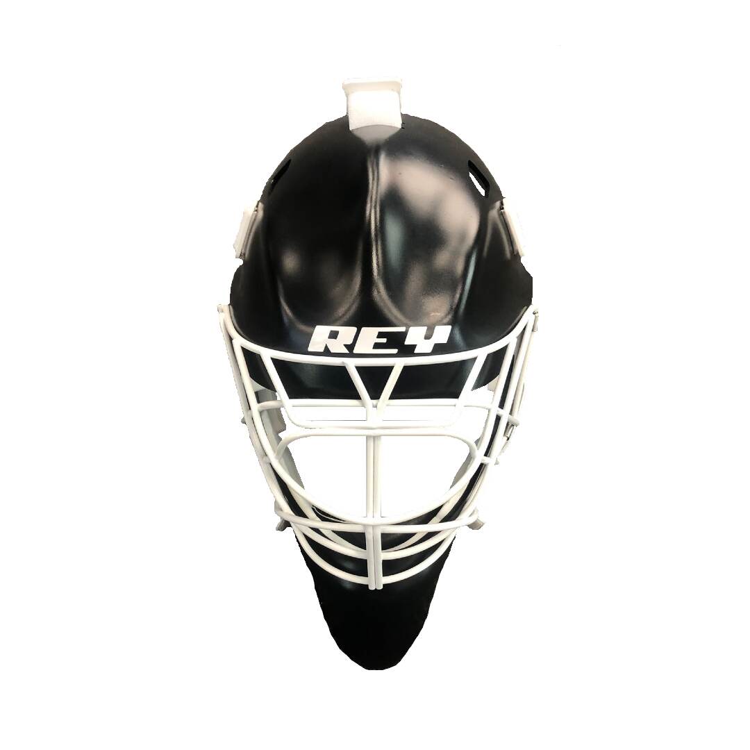Rey Brankářská maska Rey Plastic, černá, Dětská, S, 53-55cm