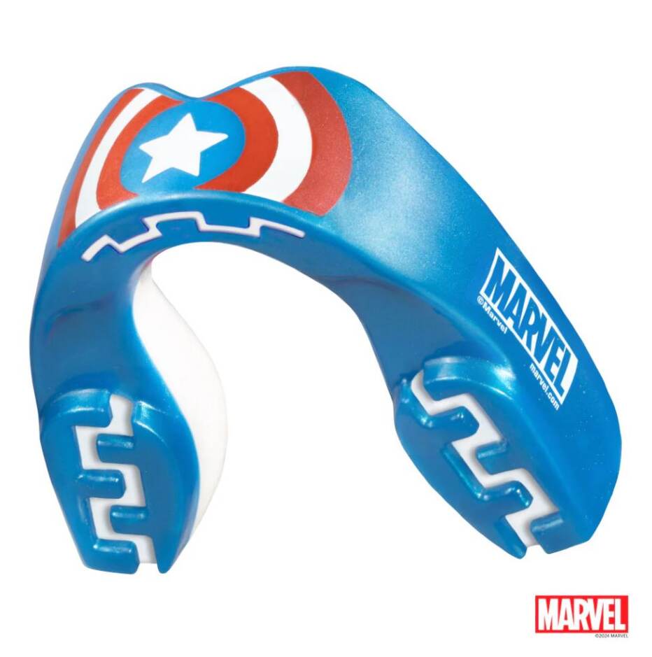 Safe Jawz Chránič zubů Safe Jawz Marvel Captain America, Senior, Bez příchuti