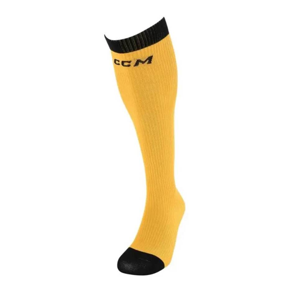 CCM Hokejové podkolenky CCM SockLine SR, žlutá, 37-46