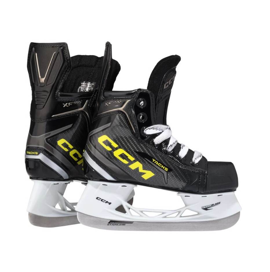 CCM Hokejové brusle CCM Tacks XF Pro YTH, Dětská, Y13.5, 33, R