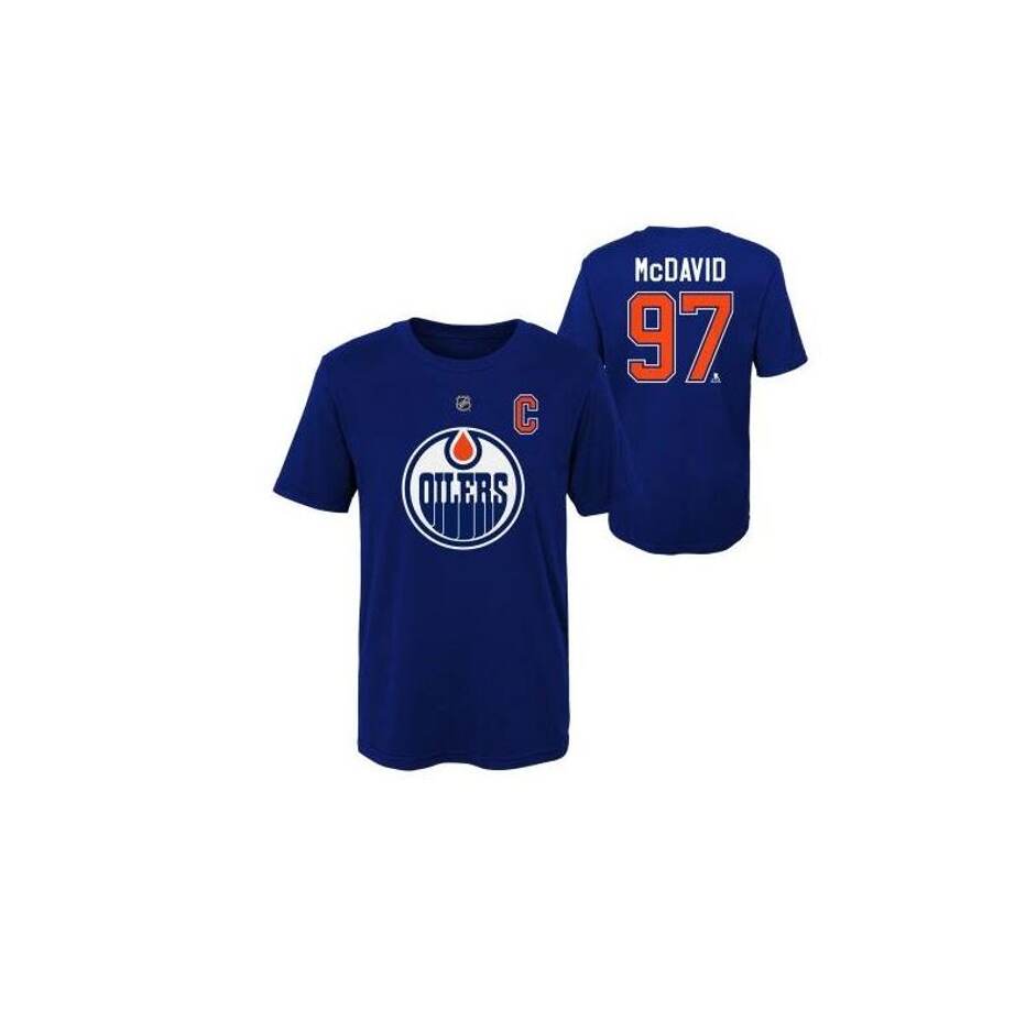 Outerstuff Dětské triko Connor McDavid Edmonton Oilers, Dětská, S, Edmonton Oilers
