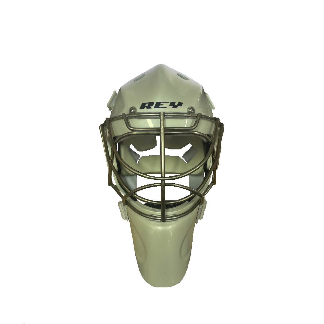 Rey Brankářská maska Rey Swiss Matrix, bílá, Senior, L, 58-61cm