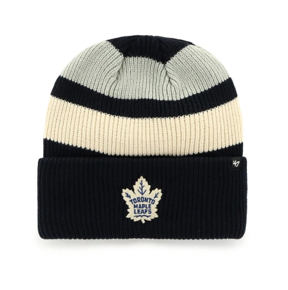 Pánská zimní čepice Toronto Maple Leafs NHL Clubhouse Jennings ’47 Cuff Knit