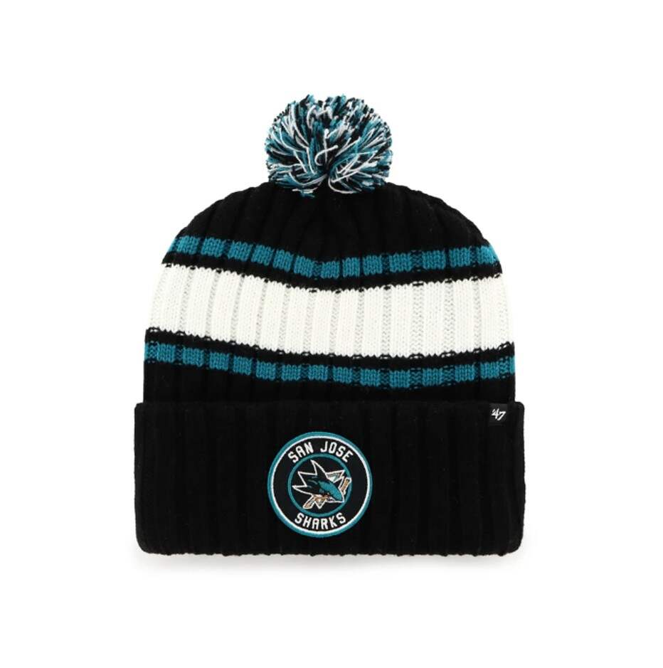 Pánská zimní čepice San Jose Sharks NHL Plateau ’47 Cuff Knit