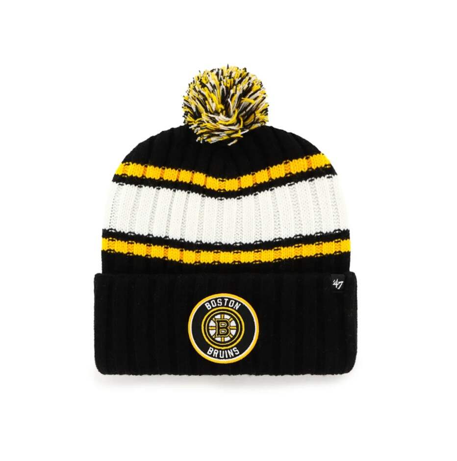 Pánská zimní čepice Boston Bruins NHL Plateau ’47 Cuff Knit