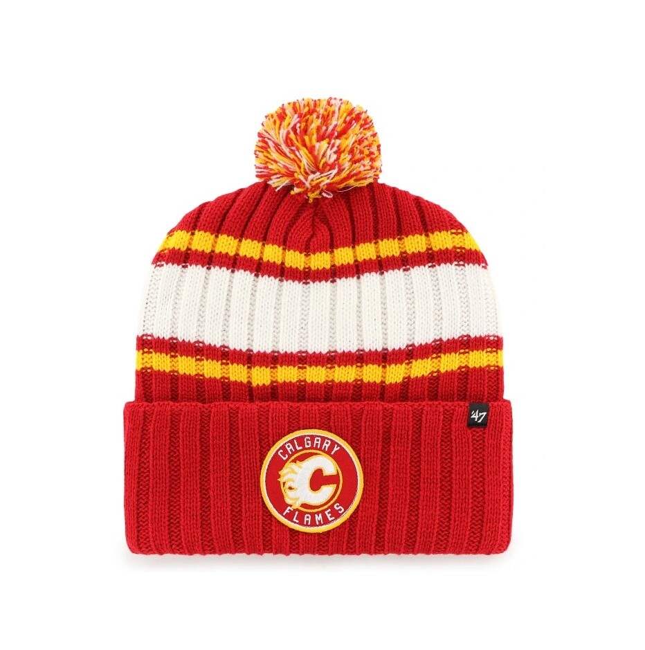 Pánská zimní čepice Calgary Flames NHL Plateau ’47 Cuff Knit