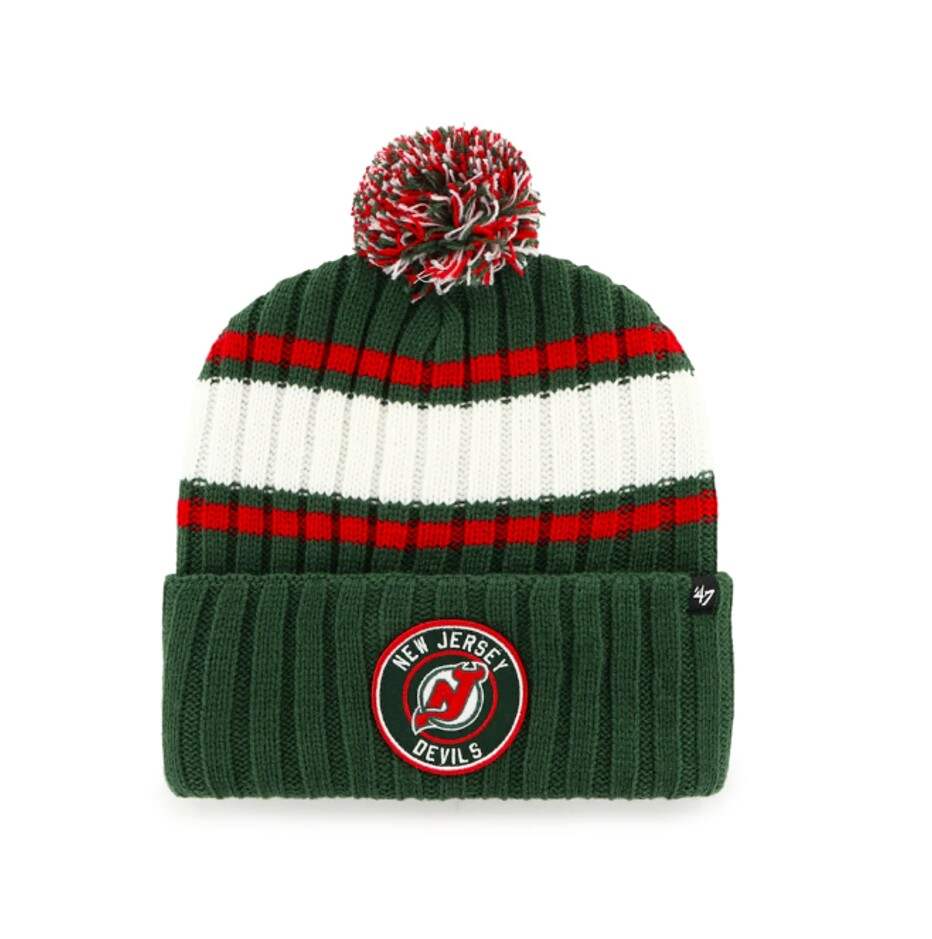 Pánská zimní čepice New Jersey Devils NHL Plateau ’47 Cuff Knit