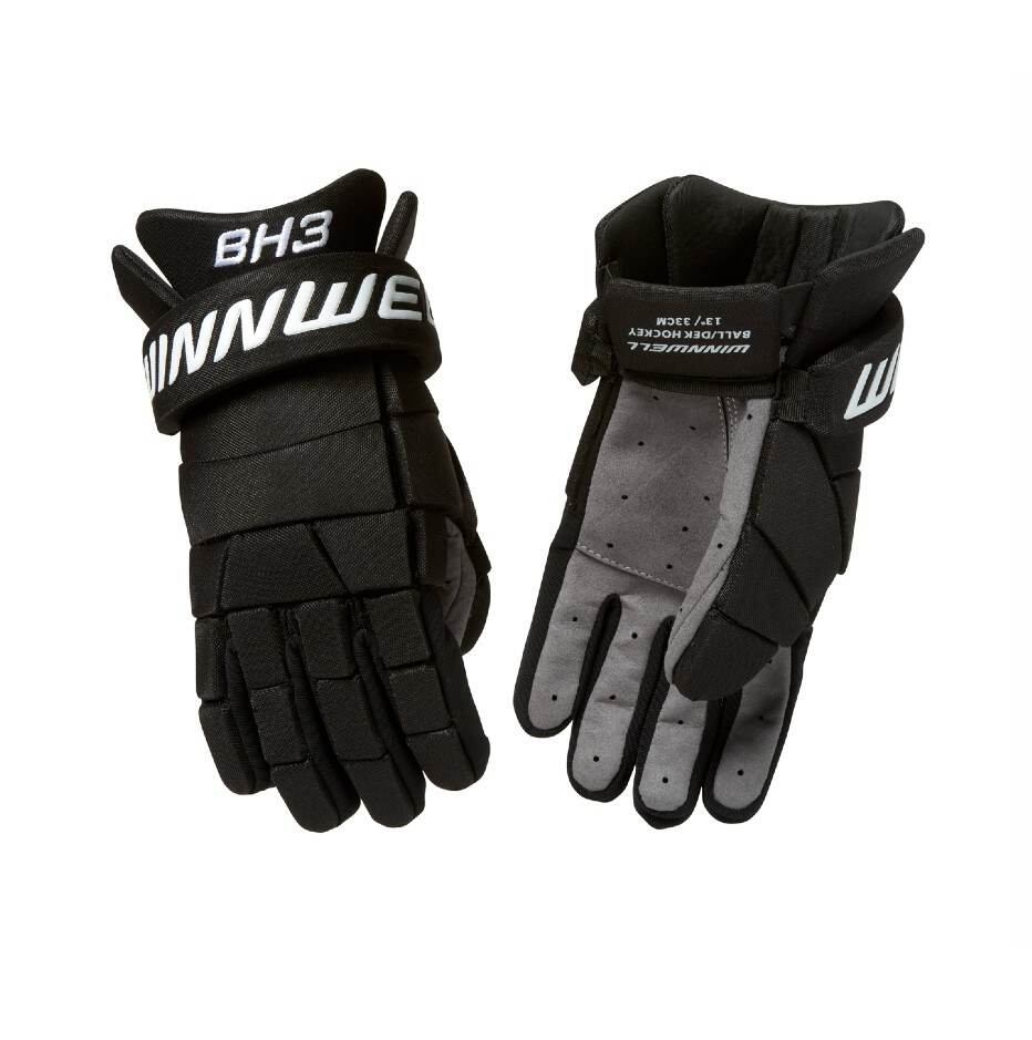 Winnwell Hokejbalové rukavice Winnwell BH3, černá, 10"