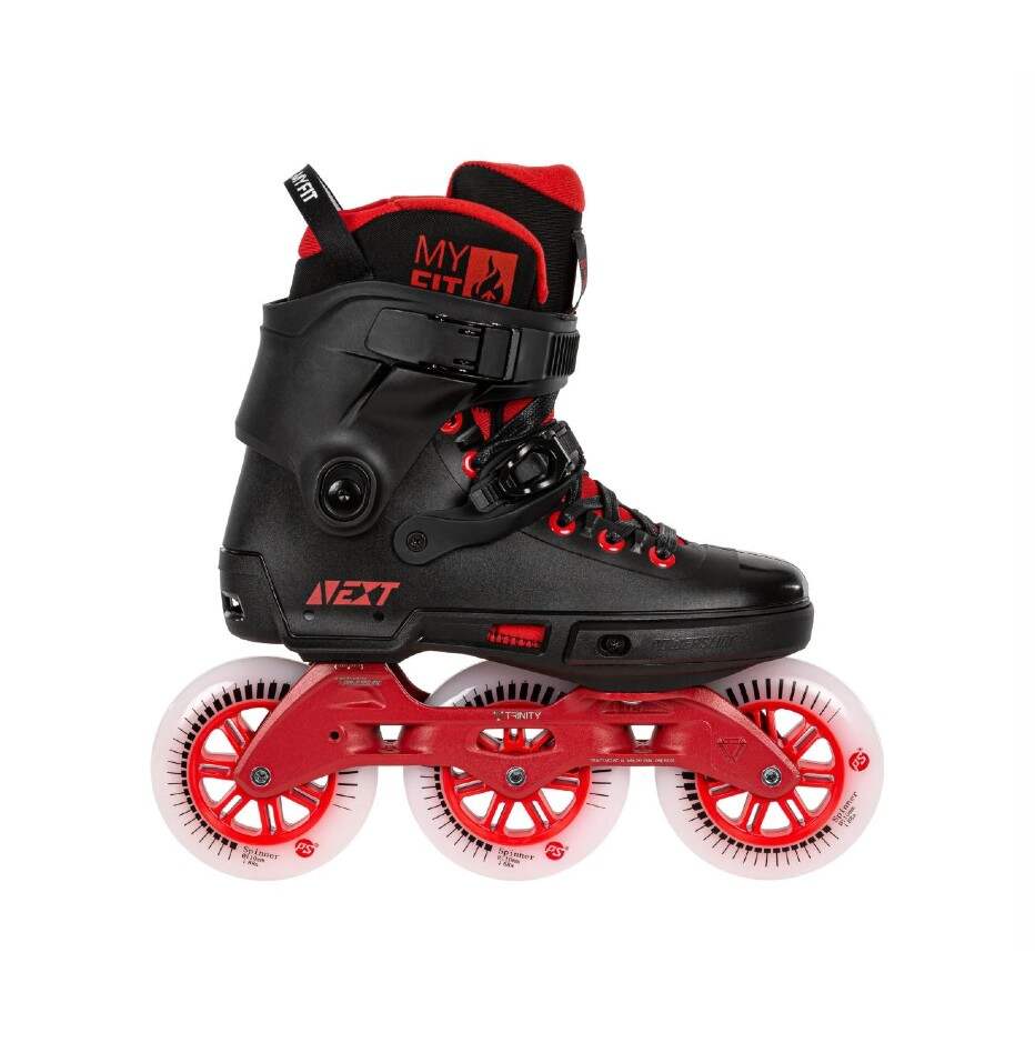 Powerslide Kolečkové brusle Powerslide Next Black Red 110 Trinity, 38-39, 3x, 110