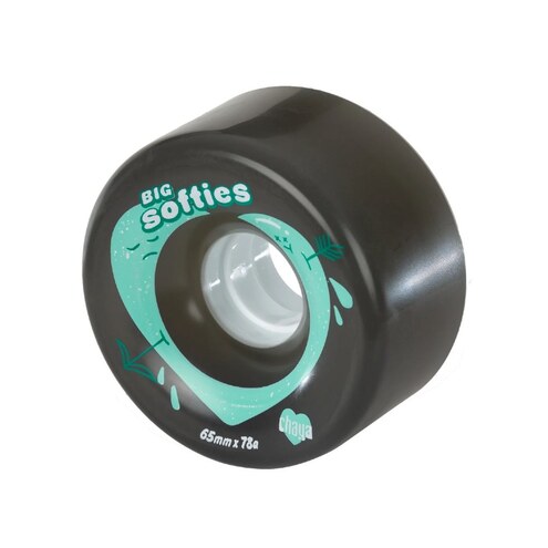 Kolieska Chaya Big Softie´s Clear Black (4ks)