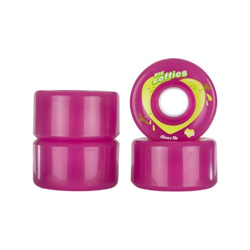 Kolieska Chaya Big Softie´s Clear Pink (4ks)