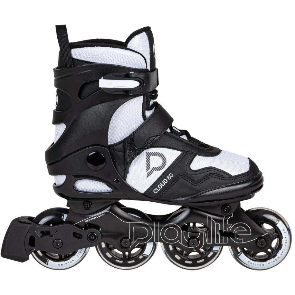 Powerslide Kolečkové brusle Playlife Cloud Black/White, 42, 4x, 84