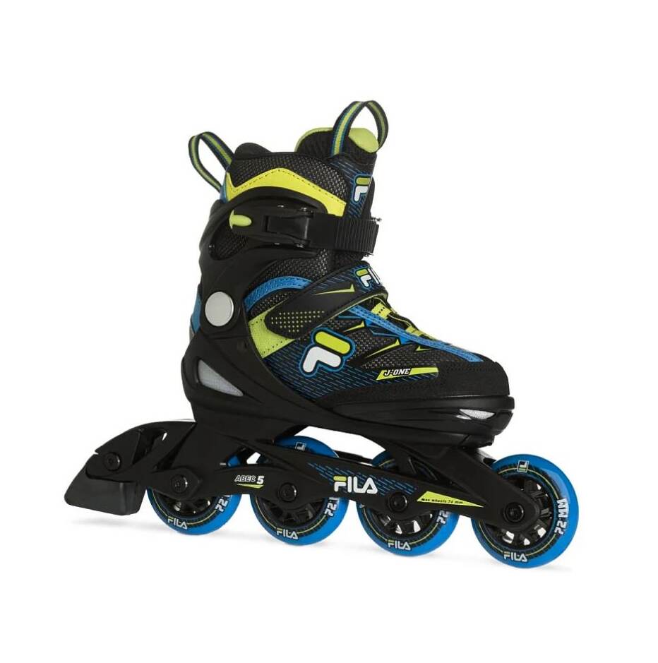 Fila Dětské kolečkové brusle Fila J-One Boy Combo 3-Set Blue/Lime, L, 36-40, 4x, 72
