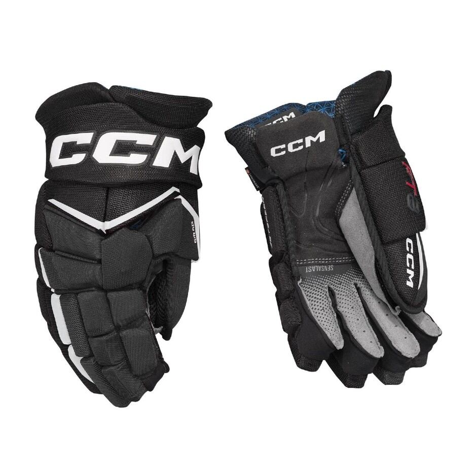CCM Hokejové rukavice CCM Jetspeed FT8 SR, černá-bílá, Senior, 15"