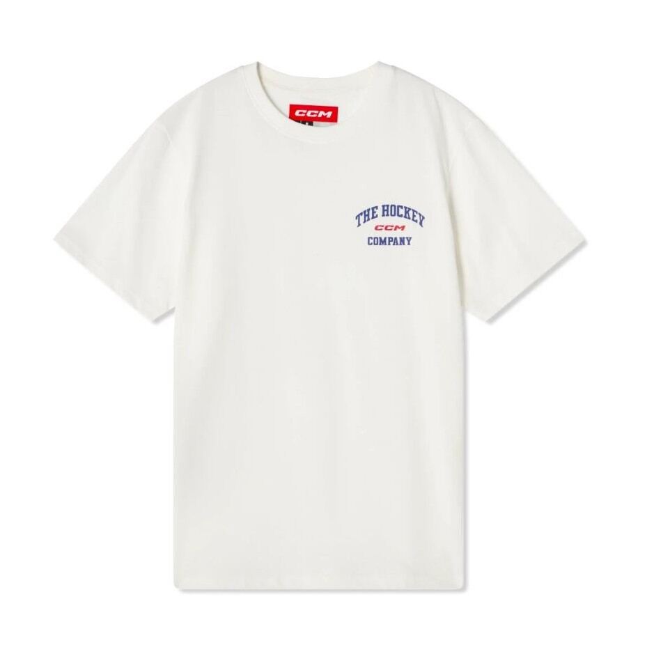 Pánské tričko CCM Athleisure Tee Blanc De Blanc Velikost: M