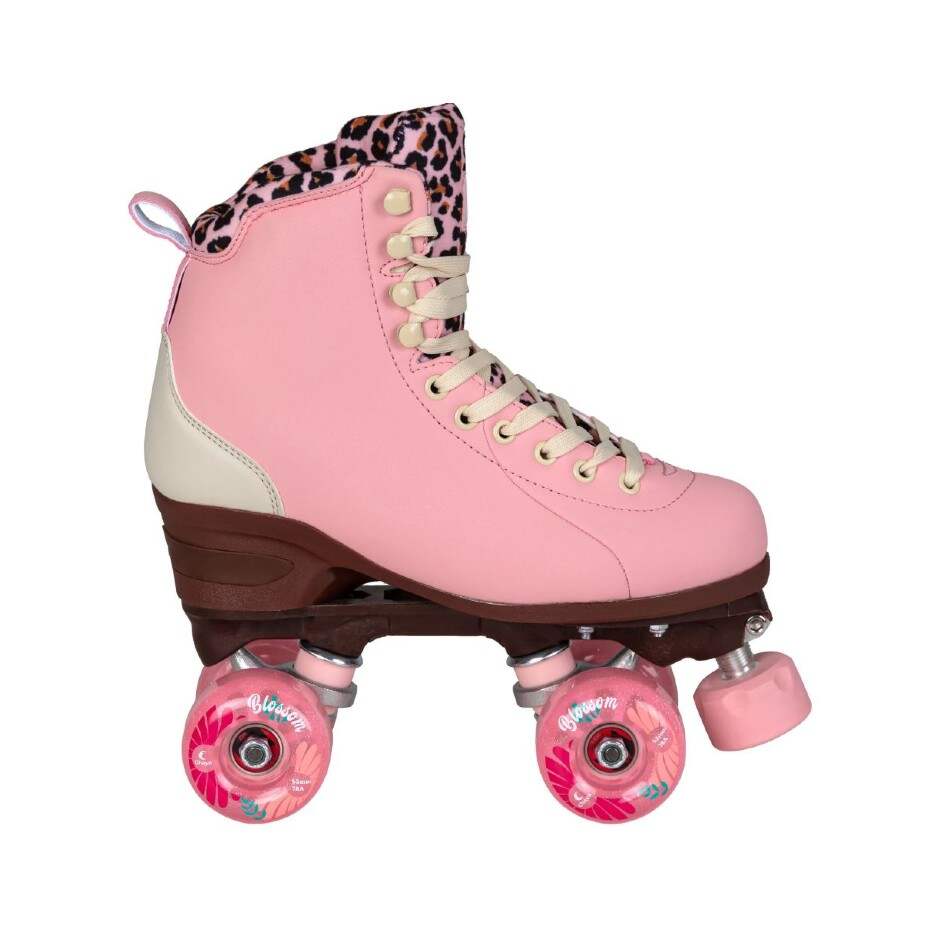 Powerslide Kolečkové brusle Chaya Quad Miyu Pink Leopard, 39, 2x2, 62