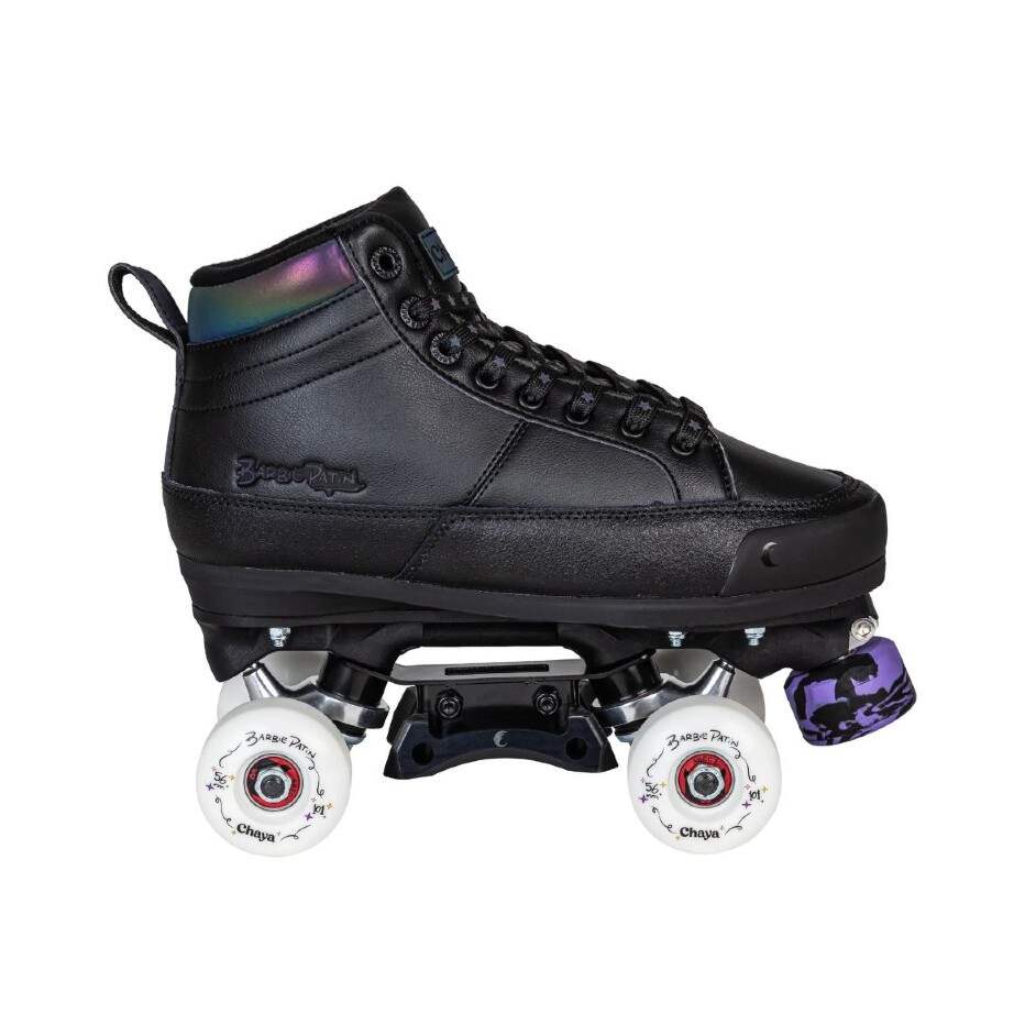 Powerslide Kolečkové brusle Chaya Quad Kismet Barbiepatin Black, 37, 2x2, 56