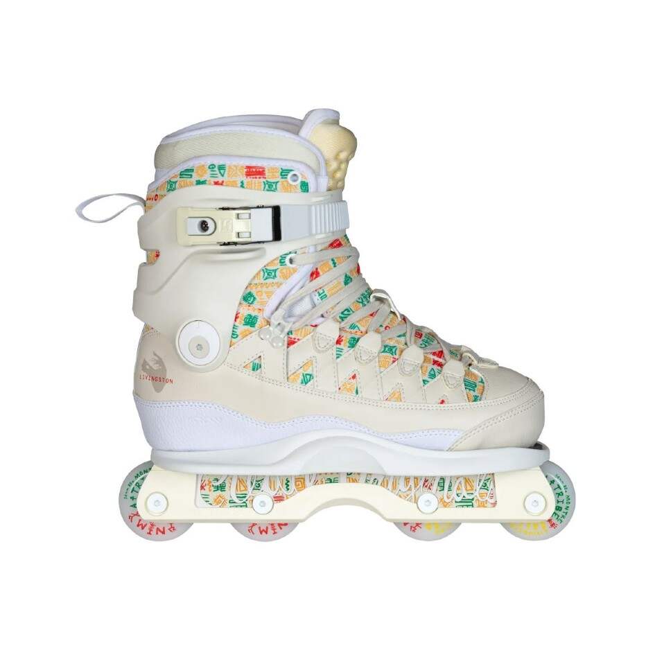 Powerslide Kolečkové brusle Iqon AG 15 Montre Livingston Pro Skate Tan, 39, 4x, 58