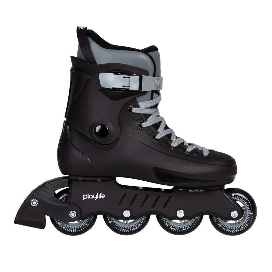 Powerslide Kolečkové brusle Playlife Rave Black, 43-44, 4x, 80
