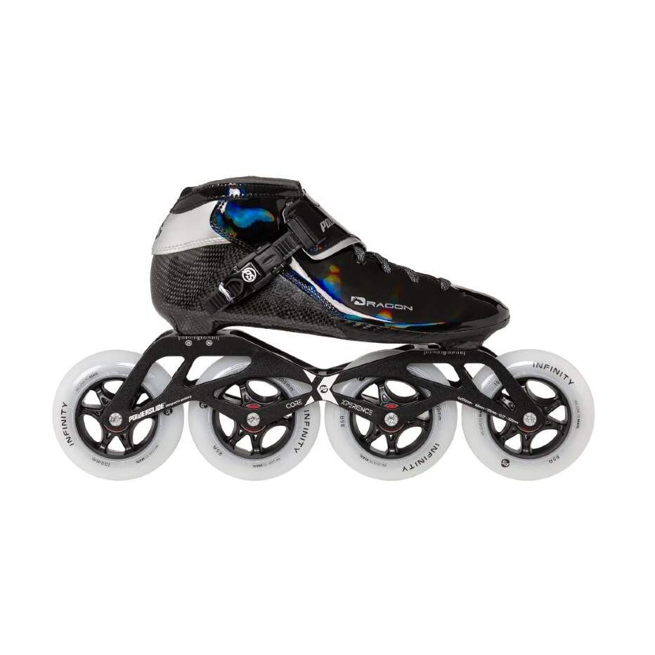 Powerslide Kolečkové brusle Powerslide Dragon Black 100, 41, 4x, 100