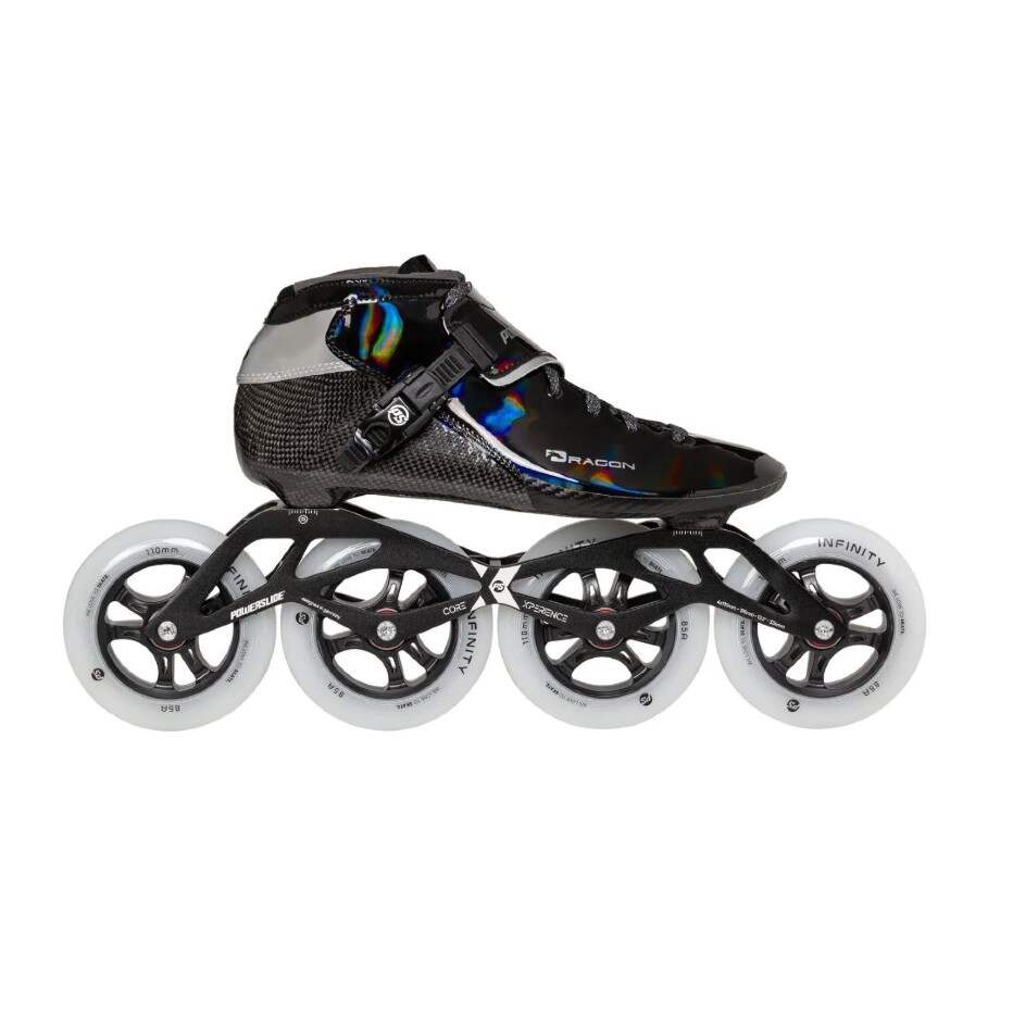 Powerslide Kolečkové brusle Powerslide Dragon Black 110, 47, 4x, 110