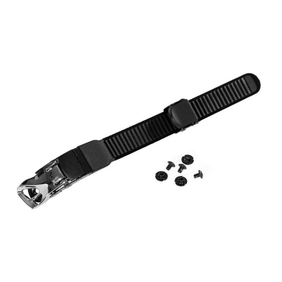 Powerslide Pásek + přezka Powerslide Prime Alu Silver 24cm, levá