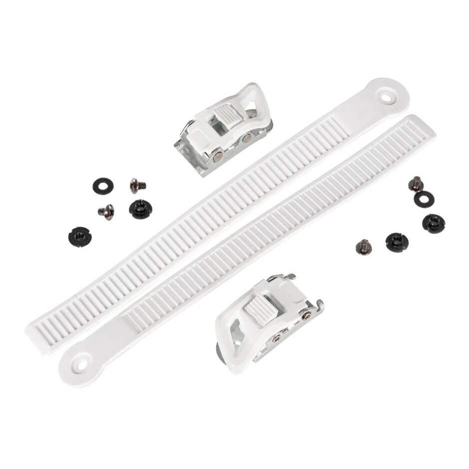 Powerslide Pásek + přezka Powerslide Shadow Buckle Set White, L