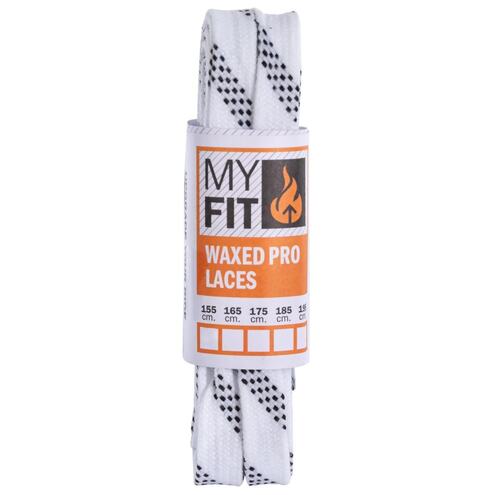 Voskované šnúrky Powerslide MY FIT Waxed Laces Pro White