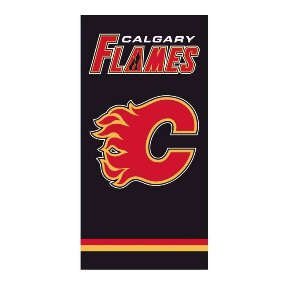 TipTrade Osuška NHL 70x140cm, Calgary Flames