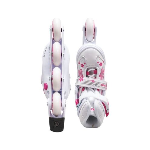 Dětské kolečkové brusle Roces Jokey 3.0 Girl White Pink