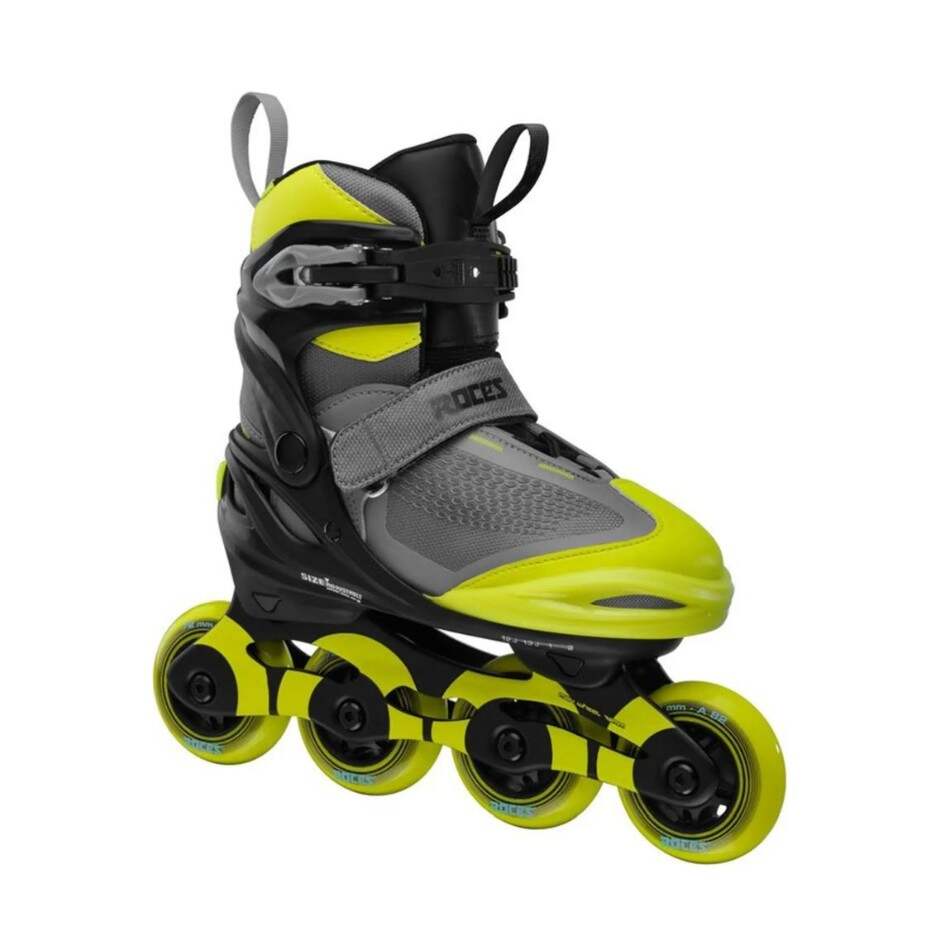 Roces Dětské kolečkové brusle Roces Moody X Boy Tif Black Lime, Y12.0-2.0, 30-35, 4x, 72