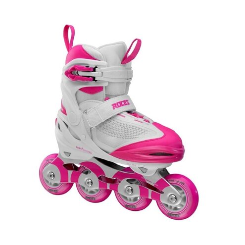 Dětské kolečkové brusle Roces Moody X Girl Tif White Pink