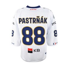 Reprezentační dres CCM s reklamou bílý Pastrňák
