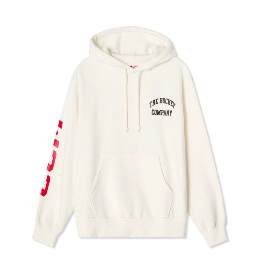 CCM Mikina CCM Athleisure Fleece Hoodie YTH, bílá, Dětská, L